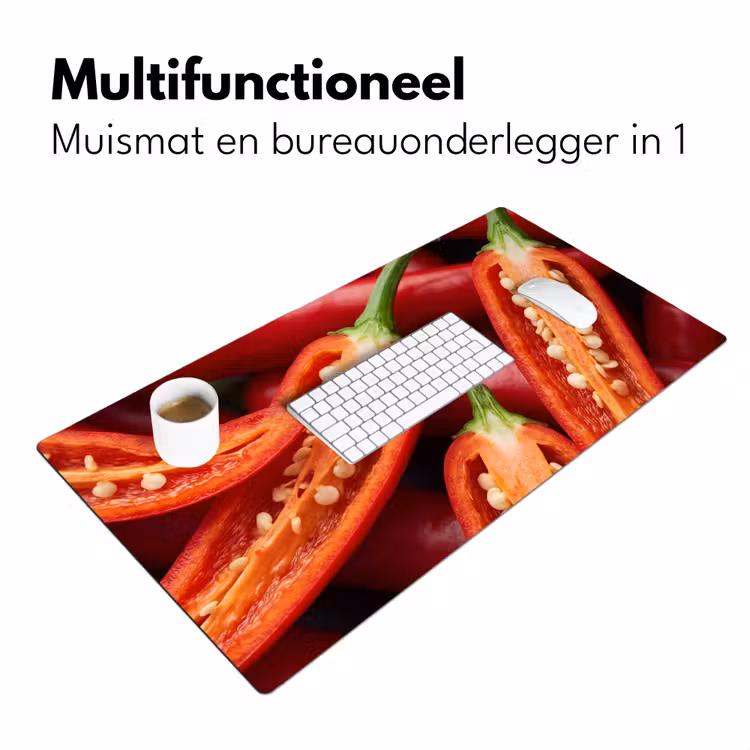 Bureau onderlegger - Chilipeper - Open - Rood — 7
