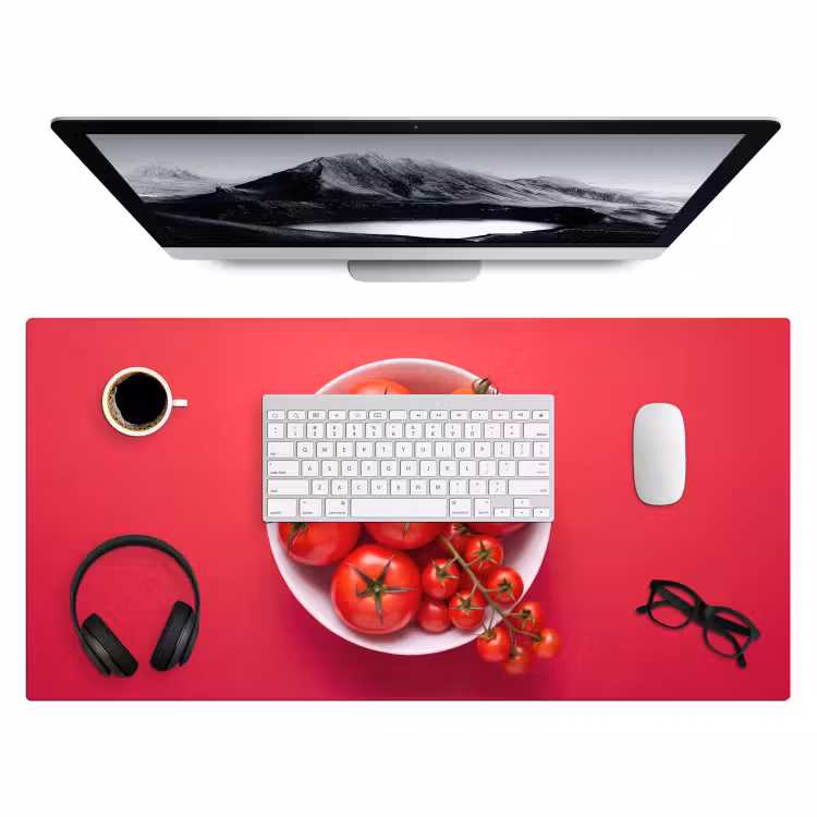 Bureau onderlegger - Eten - Kom - Rood — 4