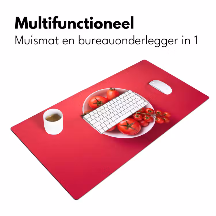 Bureau onderlegger - Eten - Kom - Rood — 7