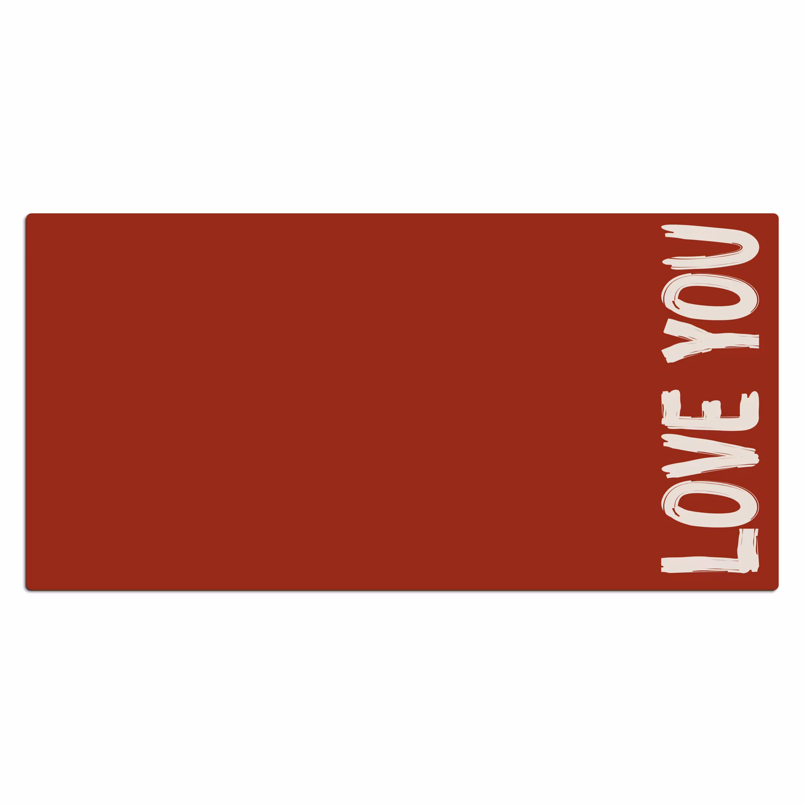 Bureau onderlegger - Schuin - Loveyou - Rood — 1