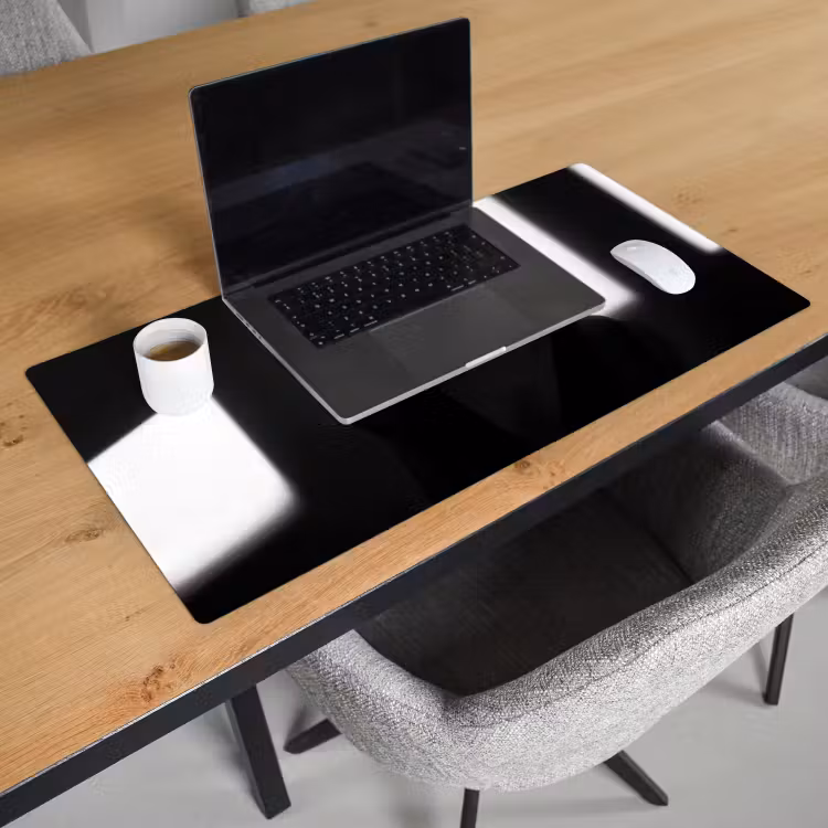 Bureau onderlegger - Vrouw - Zwart - Hart — 2