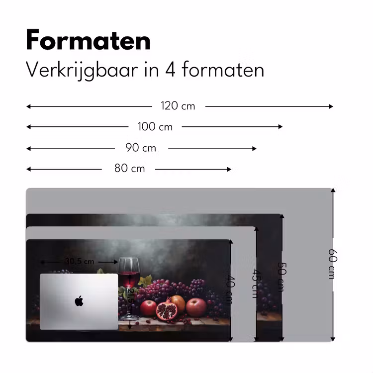 Bureau onderlegger - Wijn - Fruit - Stilleven — 7