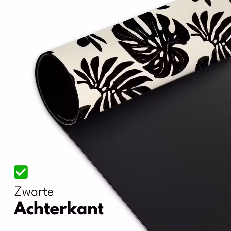 Bureau onderlegger - Modern - Monstera - Zwart — 5