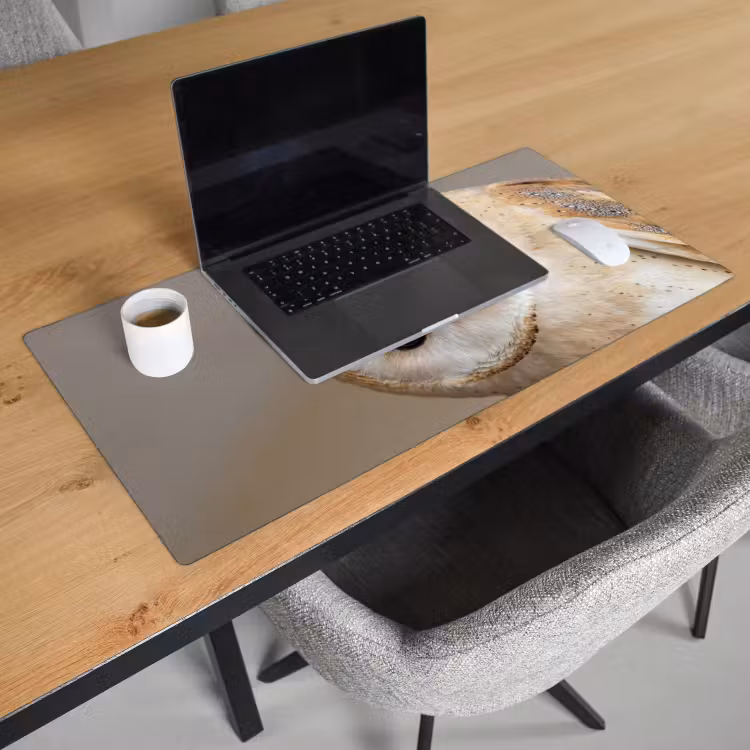 Bureau onderlegger - Uil - Bruin - Wit — 3
