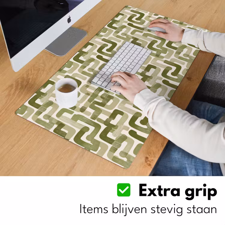 Bureau onderlegger - Modern - Grafisch - Groen — 6