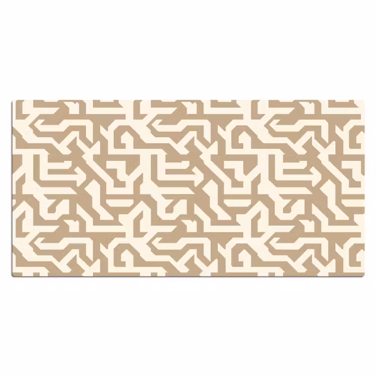Bureau onderlegger - Modern - Abstract - Beige — 2