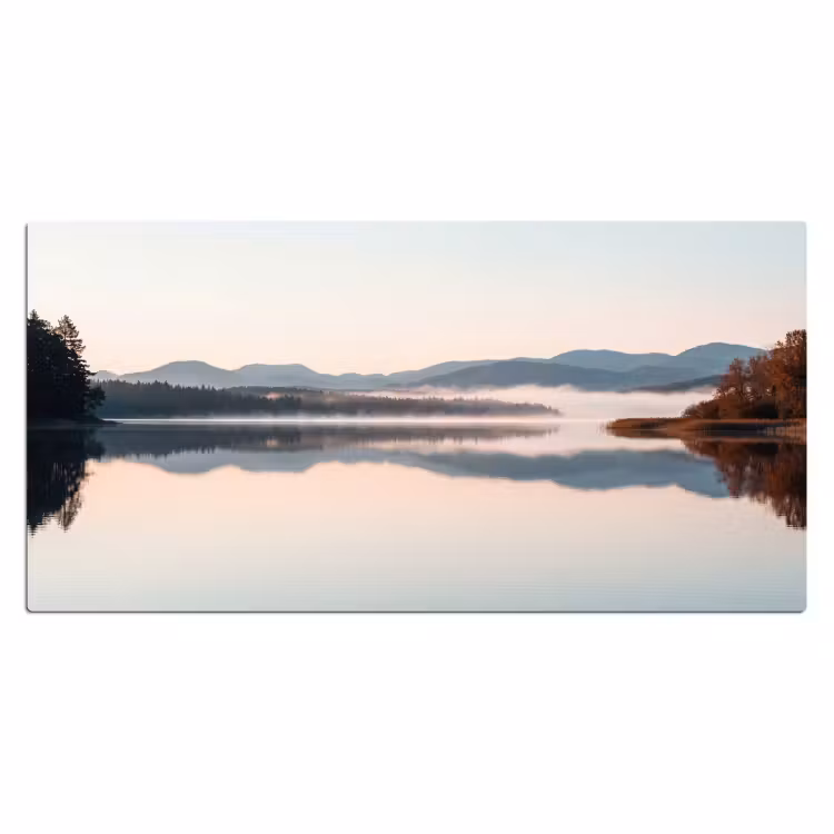 Bureau onderlegger - Water - Bomen - Mistlaag — 2