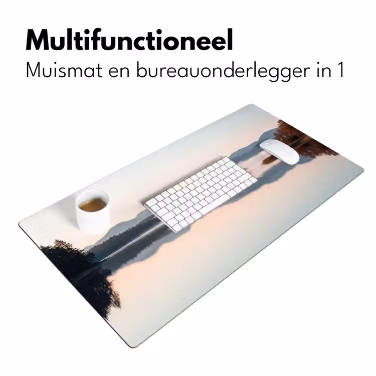 Bureau onderlegger - Water - Bomen - Mistlaag — 7