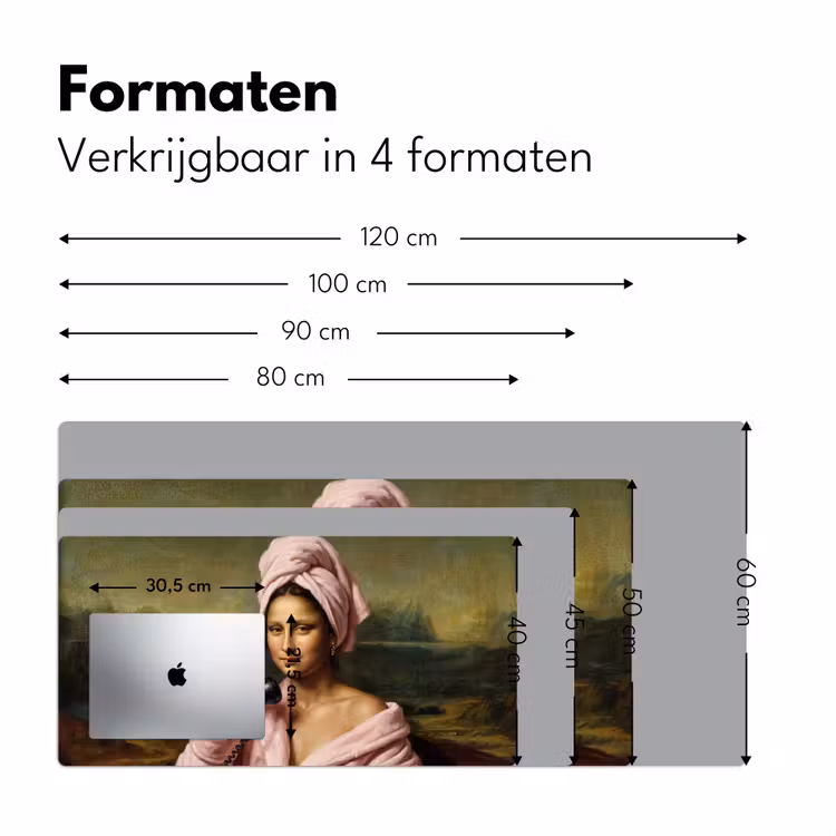 Bureau onderlegger - Mona - Klassiek - Roze — 8