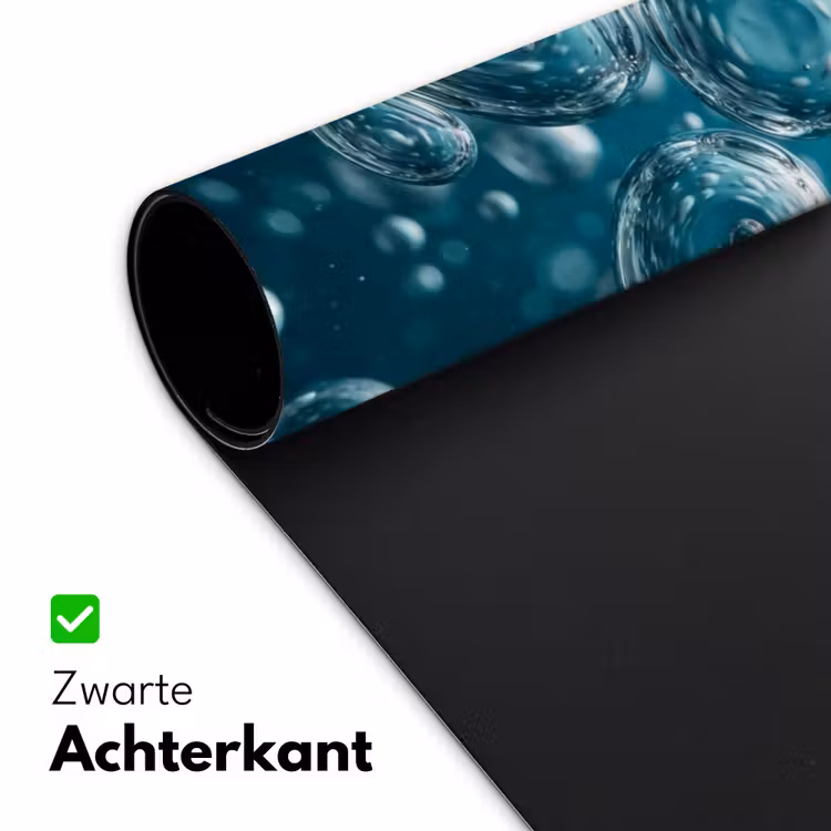 Bureau onderlegger - Luchtbellen - Dynamisch - Blauw — 5