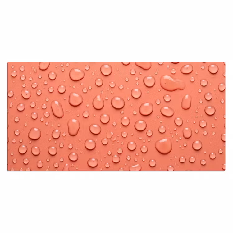 Bureau onderlegger - Water - Druppels - Roze — 2