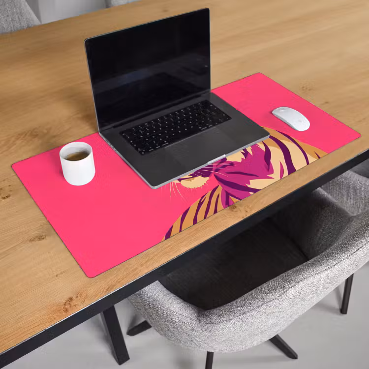 Bureau onderlegger - Tijger - Modern - Neon — 3