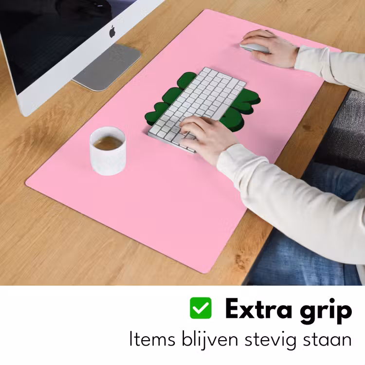 Bureau onderlegger - Yes fun - Groen - Roze — 6
