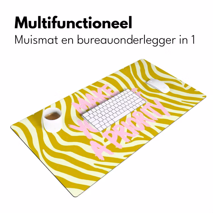 Bureau onderlegger - Zebraprint - Priority - Roze — 7