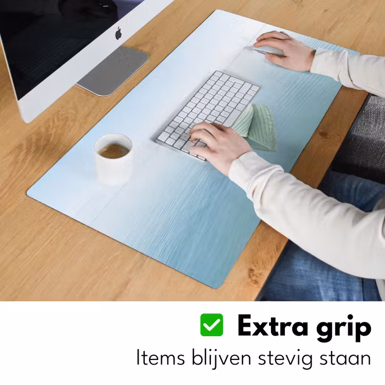 Bureau onderlegger - Minimalistisch - Boot - Zee — 6
