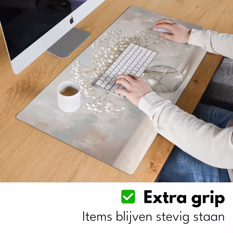 Bureau onderlegger - Vaas - Gipskruid - Wit — 6