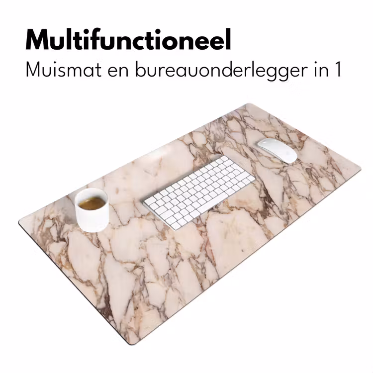 Bureau onderlegger - Textuur - Gesteente - Aderen - Abstract - Wit — 7