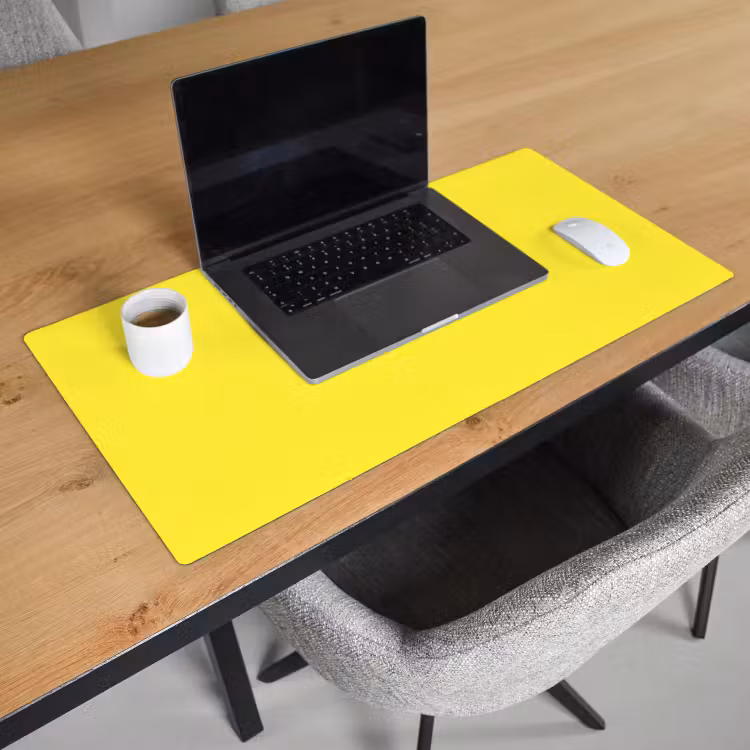 Bureau onderlegger - Soft - Custard - Geel — 3