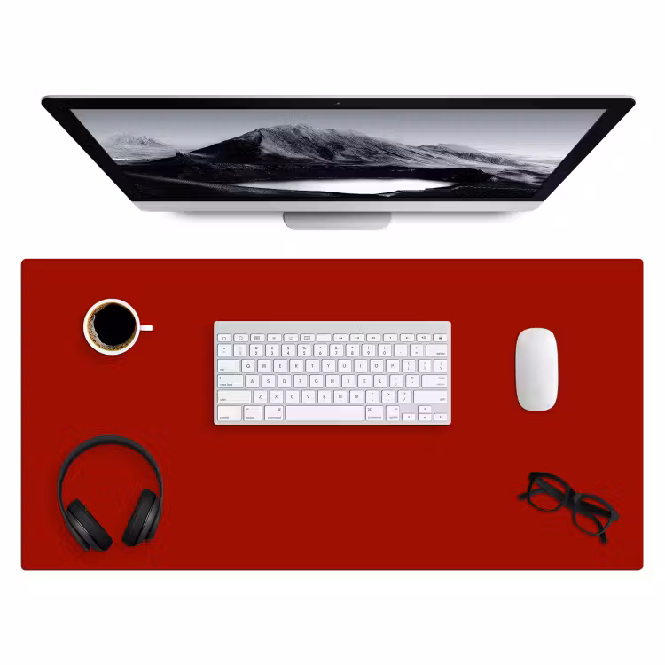 Bureau onderlegger - Oxblood - Maroon - Rood — 4