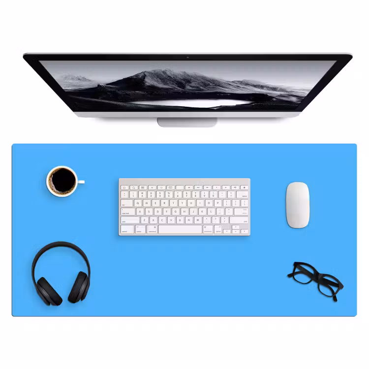 Bureau onderlegger - Sky - Blue - Blauw — 4