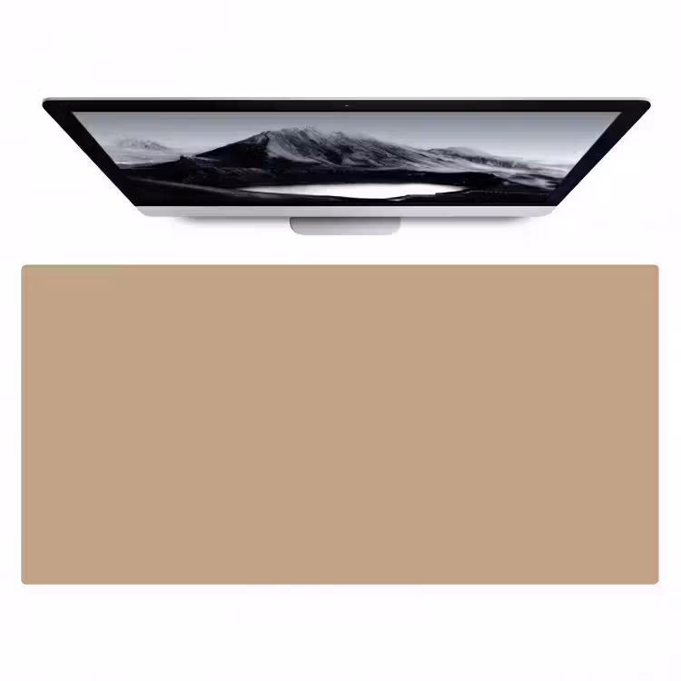 Bureau onderlegger - Soft - Taupe - Bruin — 1