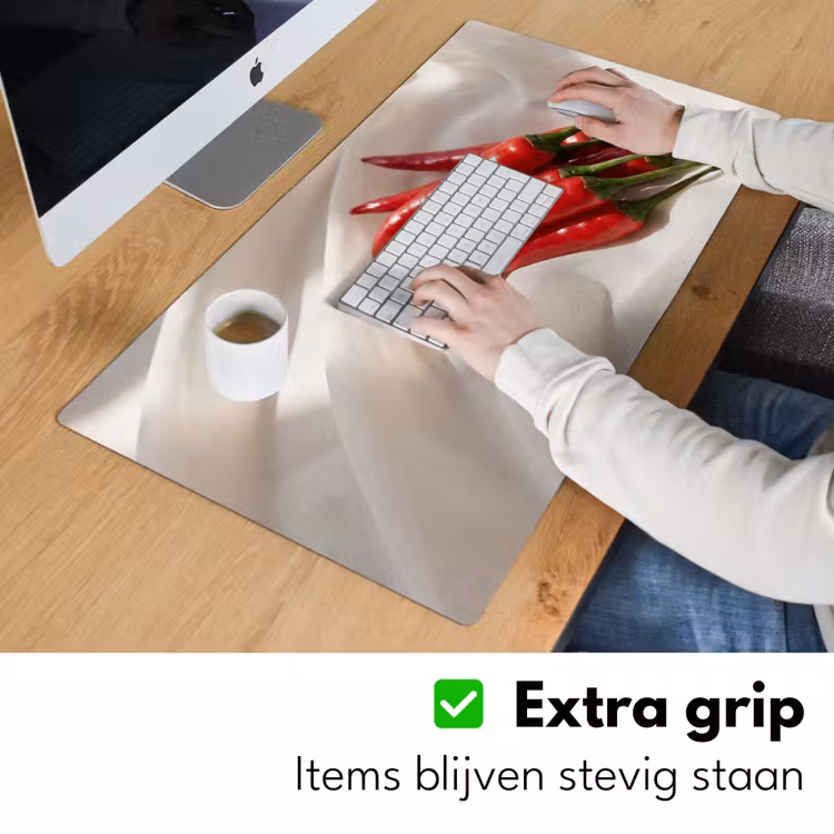 Bureau onderlegger - Peper - Rood - Eten — 6