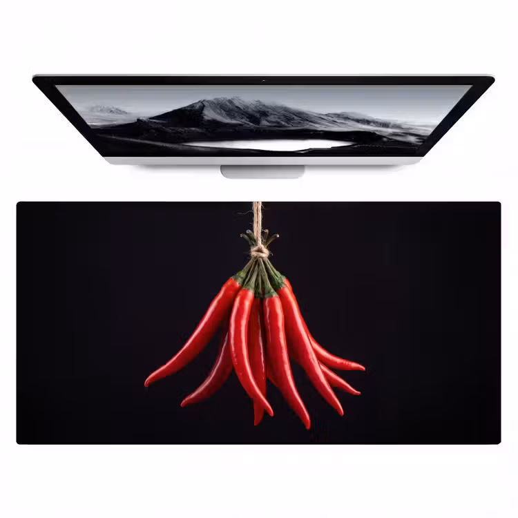 Bureau onderlegger - Rode peper - Eten — 1