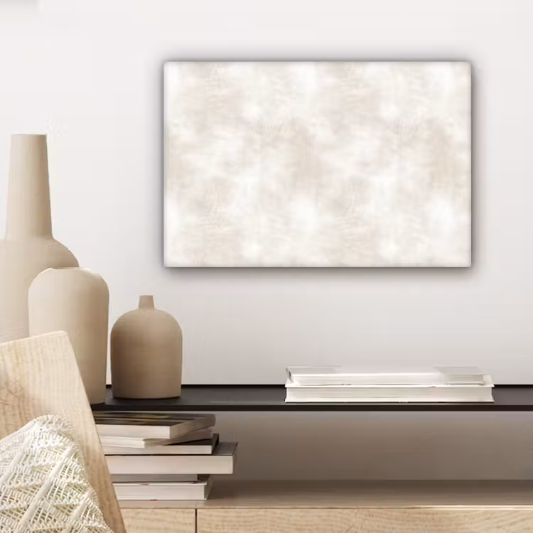 Canvas schilderij - Subtiel - Structuur - Beige — 4