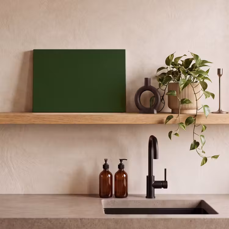 Canvas schilderij - Forest - Green - Groen — 2