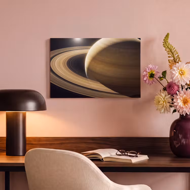 Canvas schilderij - Planeet - Ringen - Ruimte — 3