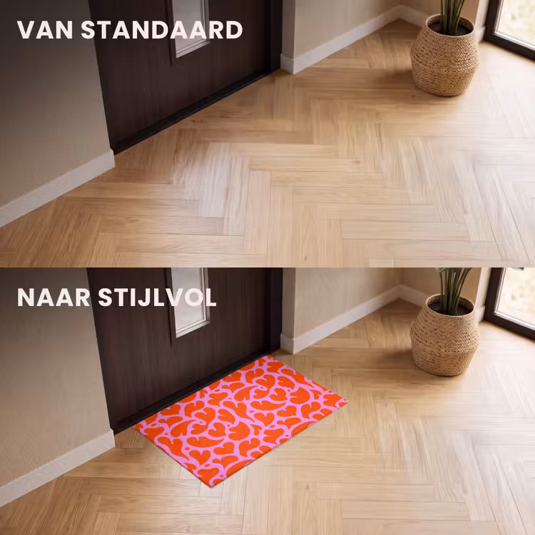 Deurmat - Valentijn - Harten - Roze - Rood — 3