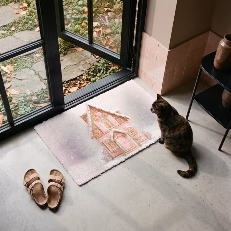 Deurmat - Huisje - Suiker - Pastel — 2