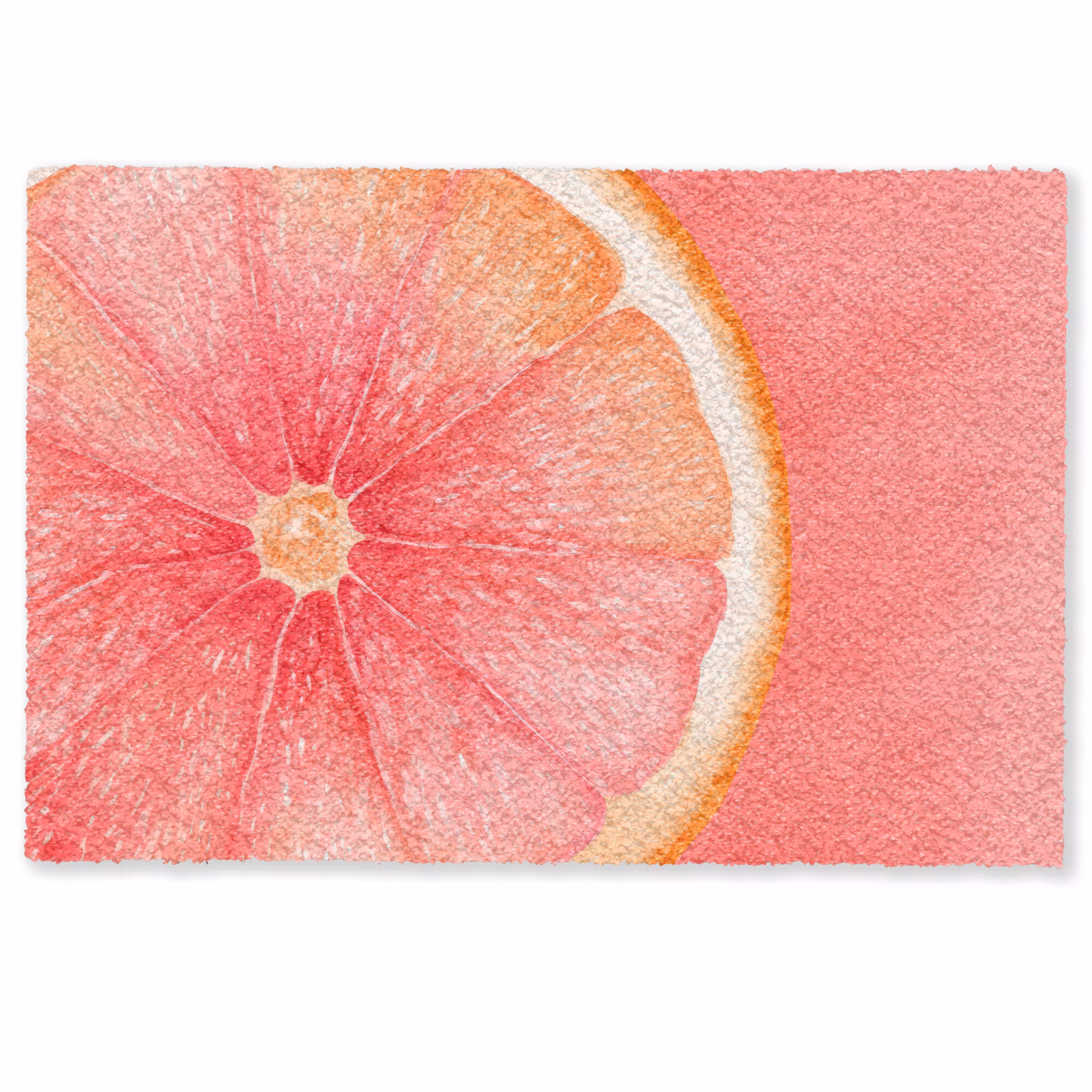 Deurmat - Grapefruit - Roze - Levendig — 1