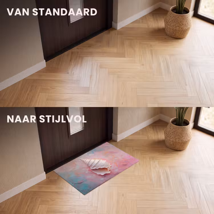 Deurmat - Schelp - Pastel - Pink — 3