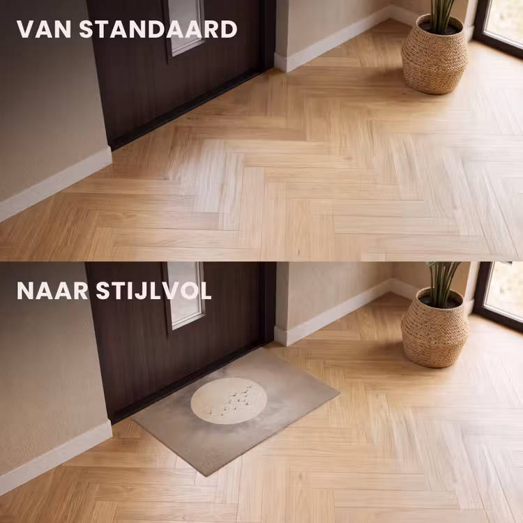 Deurmat - Vogel - Beige - Japandi — 3