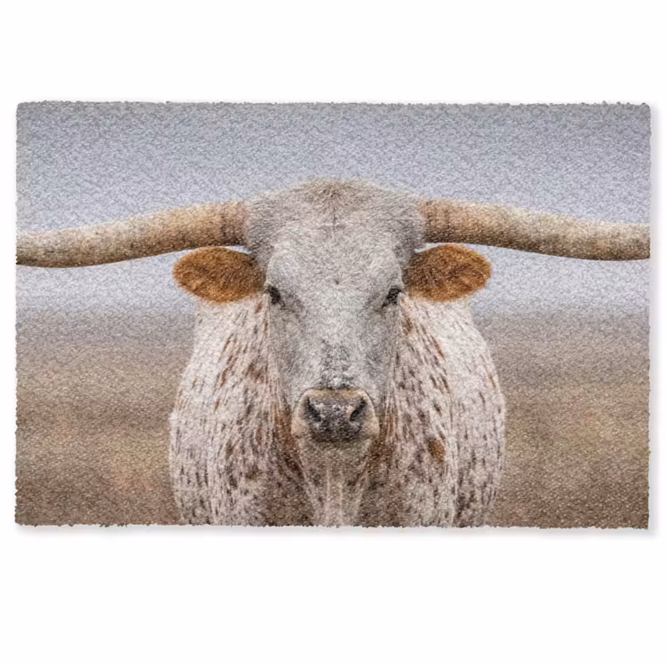 Deurmat - Longhorn - Grasveld - Dier — 1
