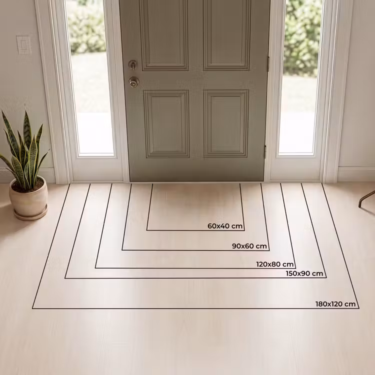 Deurmat - Donkergrijs - Bliksem - Marmer — 5