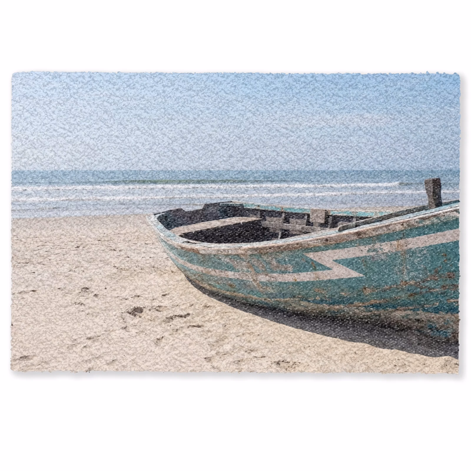 Deurmat - Boot - Zandstrand - Zee — 1