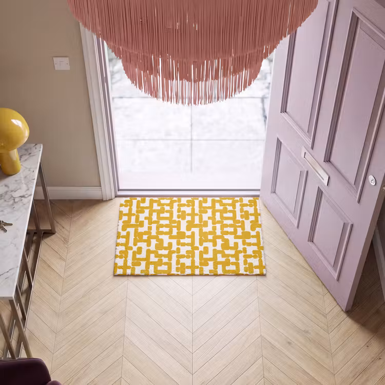 Deurmat - Geel - Beige - Patroon — 4