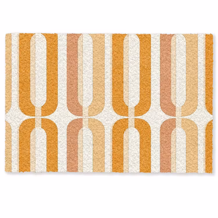 Deurmat - U-vorm - Retro - Oranje — 1