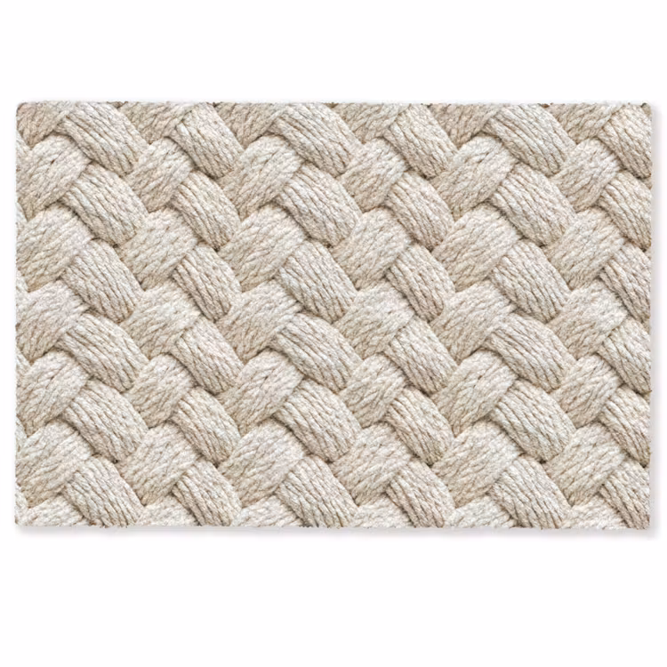 Deurmat - Touw - Gebreid - Beige — 1