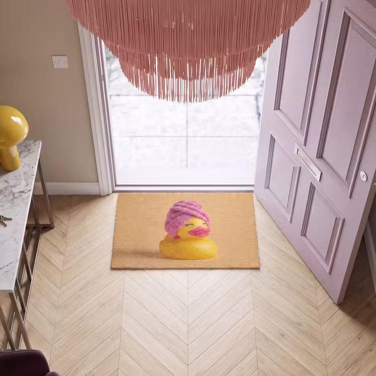 Deurmat - Badeend - Handdoek - Kleurrijk — 4