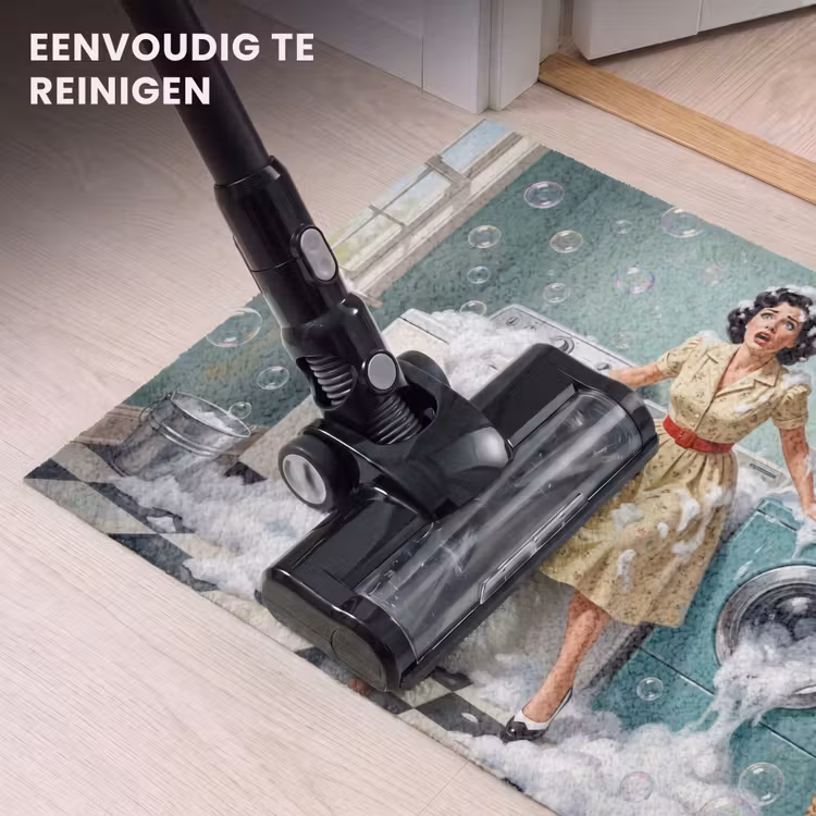 Deurmat - Retro - Blauw - Vrouw — 9