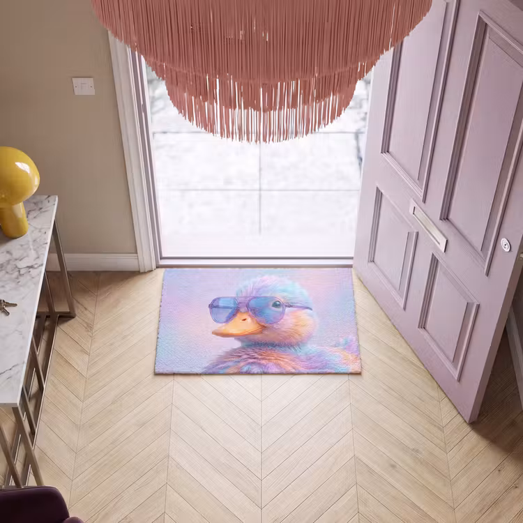 Deurmat - Eend - bril - Pastel — 4
