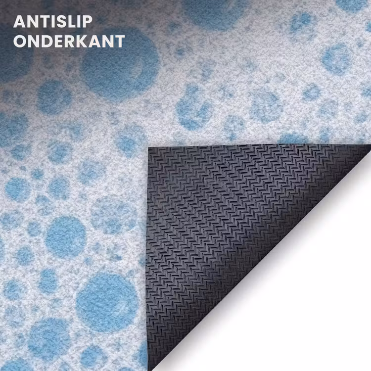 Deurmat - Schuim - Bubbels - Blauw — 6