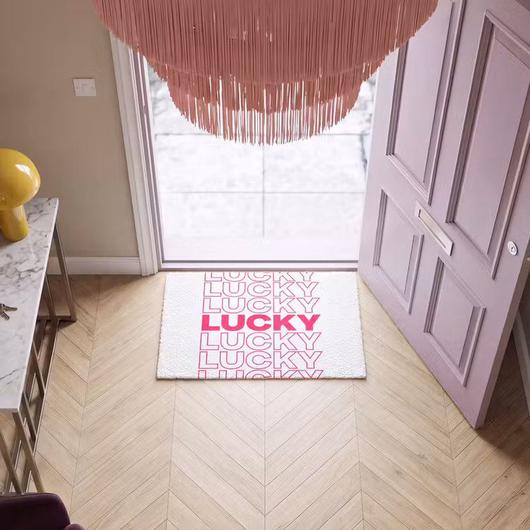 Deurmat - Lucky - Roze - Patroon — 4