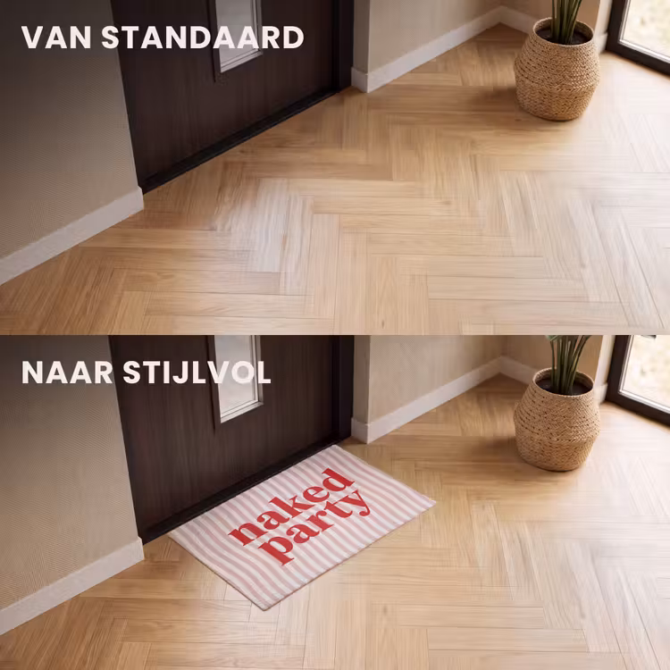 Deurmat - Tekst - Modern - Strepen — 3