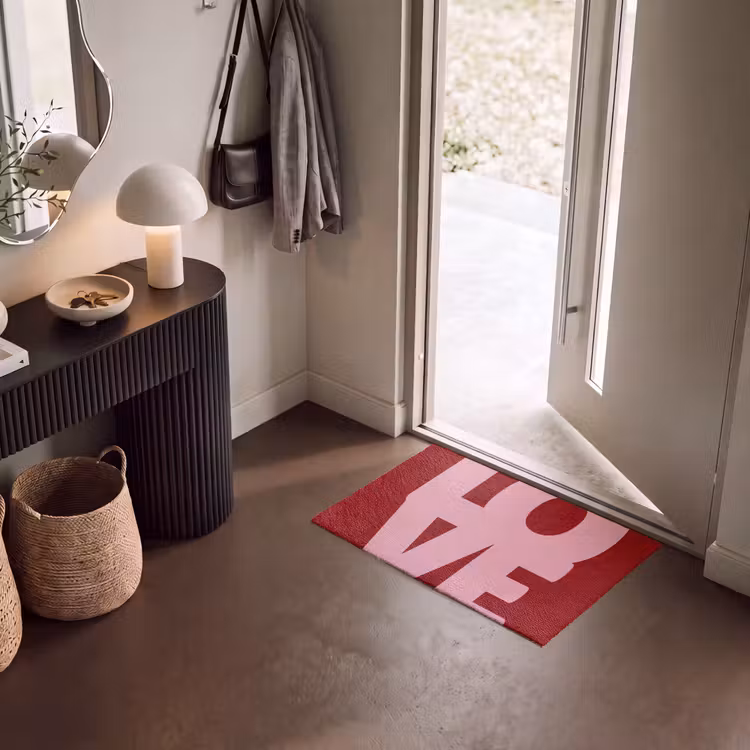 Deurmat - Love - Rood - Blokletters — 8