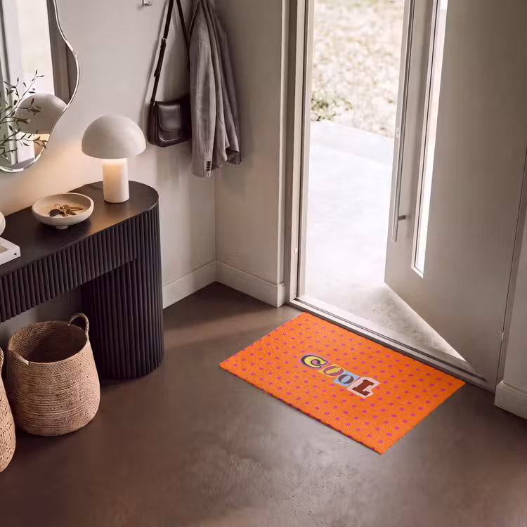 Deurmat - Cool - Stippen - Oranje — 8