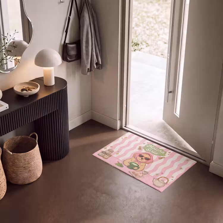 Deurmat - Matcha - Hond - Roze - Groen — 8